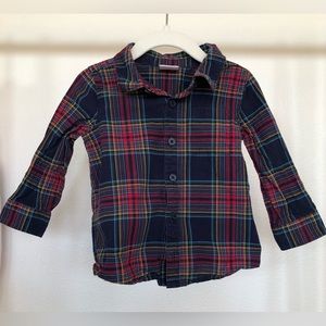 Hanna Andersson Plaid Button Down